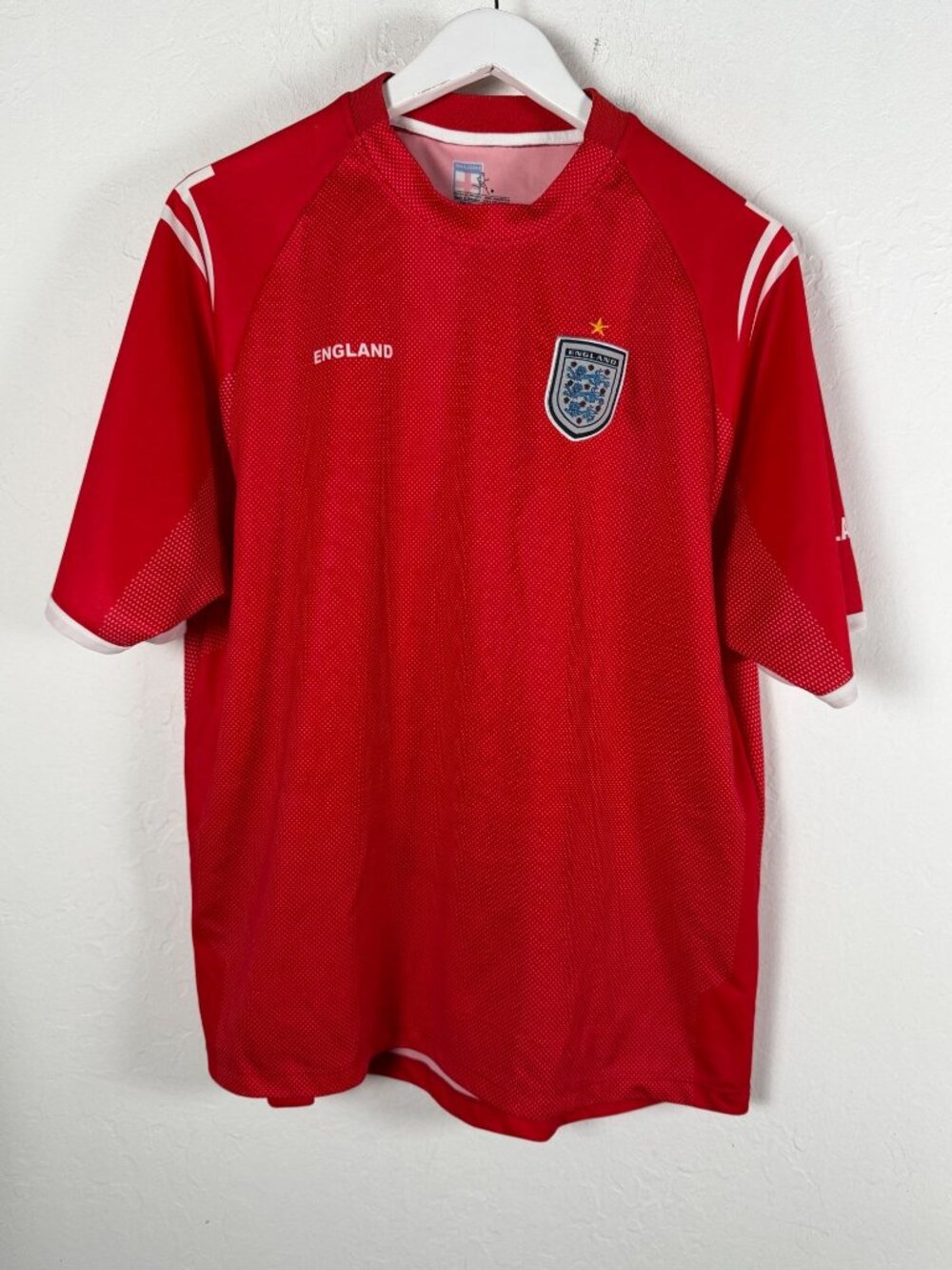 Umbro England National Football Team Red Kit St George Cross Rooney Beckham 7